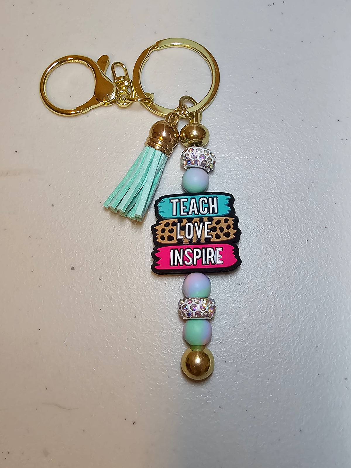 Teach, Love, Inspire Key Chain