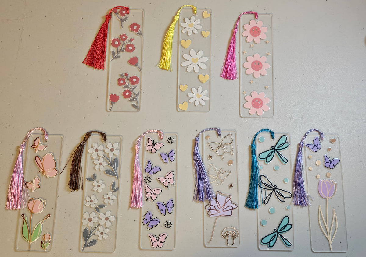 Floral bookmarks