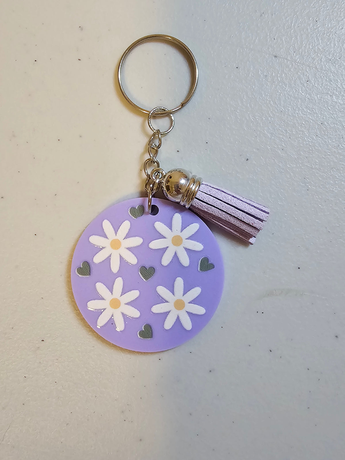 Floral key chains