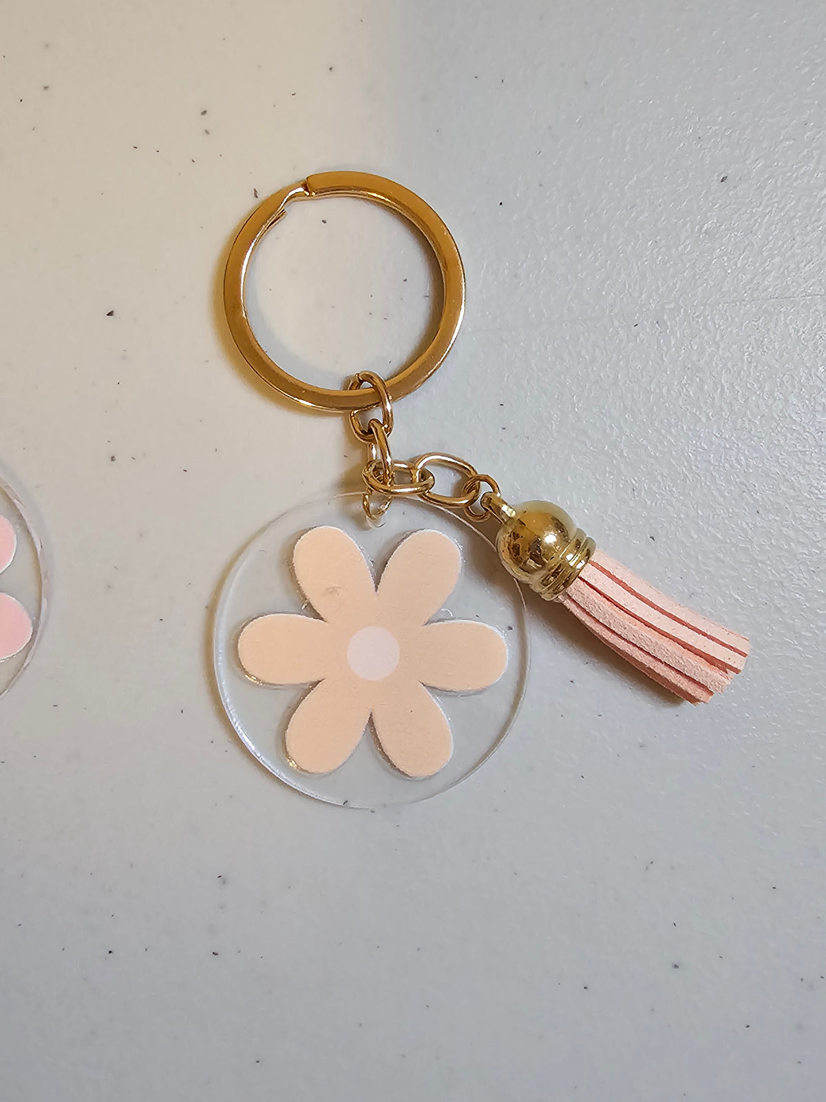 Floral key chains