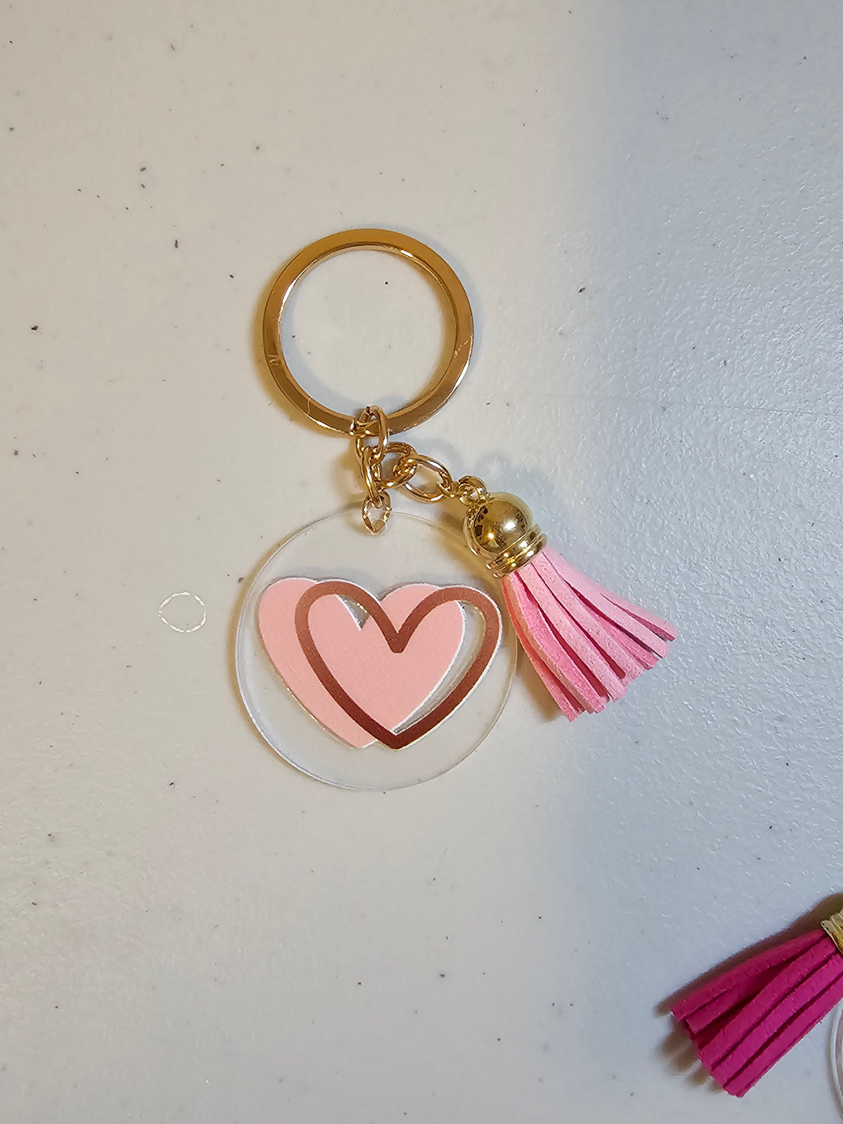 Floral key chains