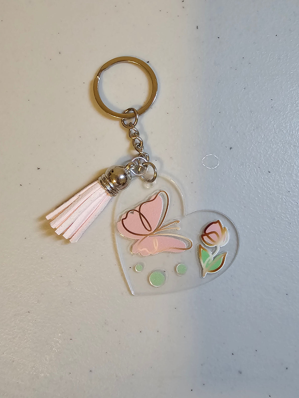 Floral key chains
