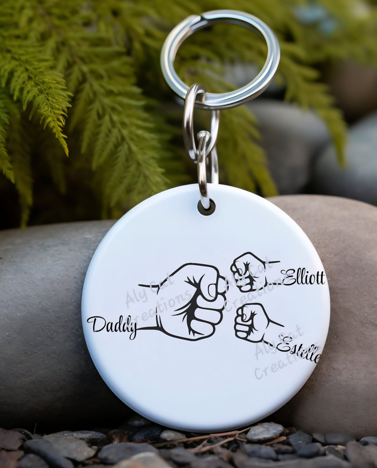 Father and Child/Children key Chain