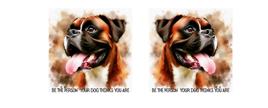 11oz Mug - Be the person - Boxer Dog