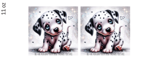 11oz Mug - Be the person - Dalmatian